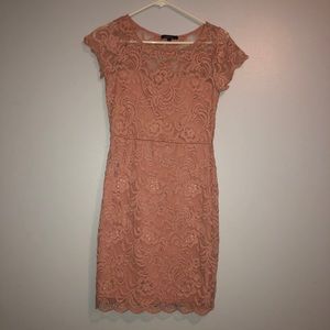 Rose gold dress